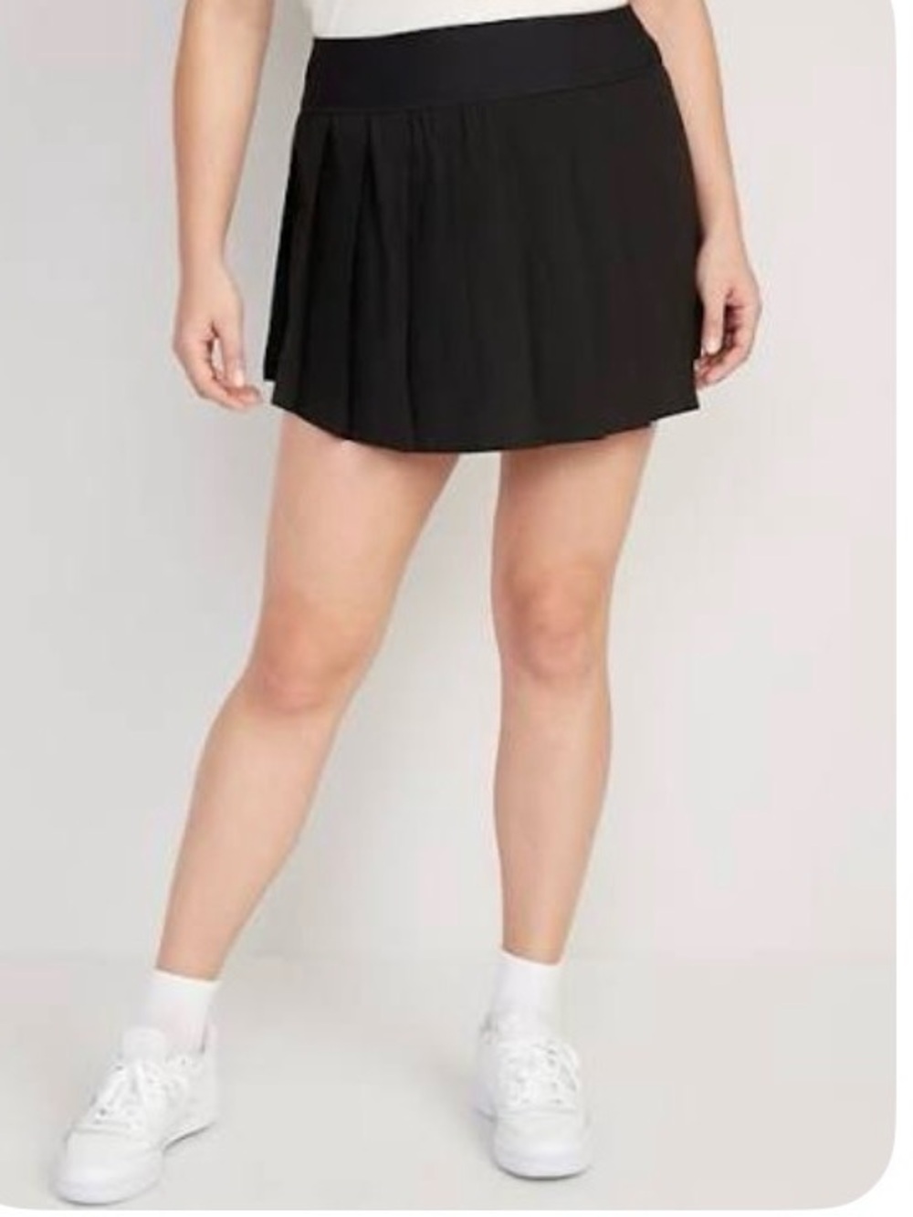 Old Navy Black Pleated Tennis Skirt